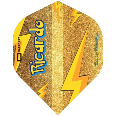 DATADART Ricardo Pietreczko Dartflight Standard gold